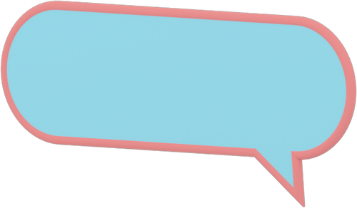 3D Bubble Speech Illustration 